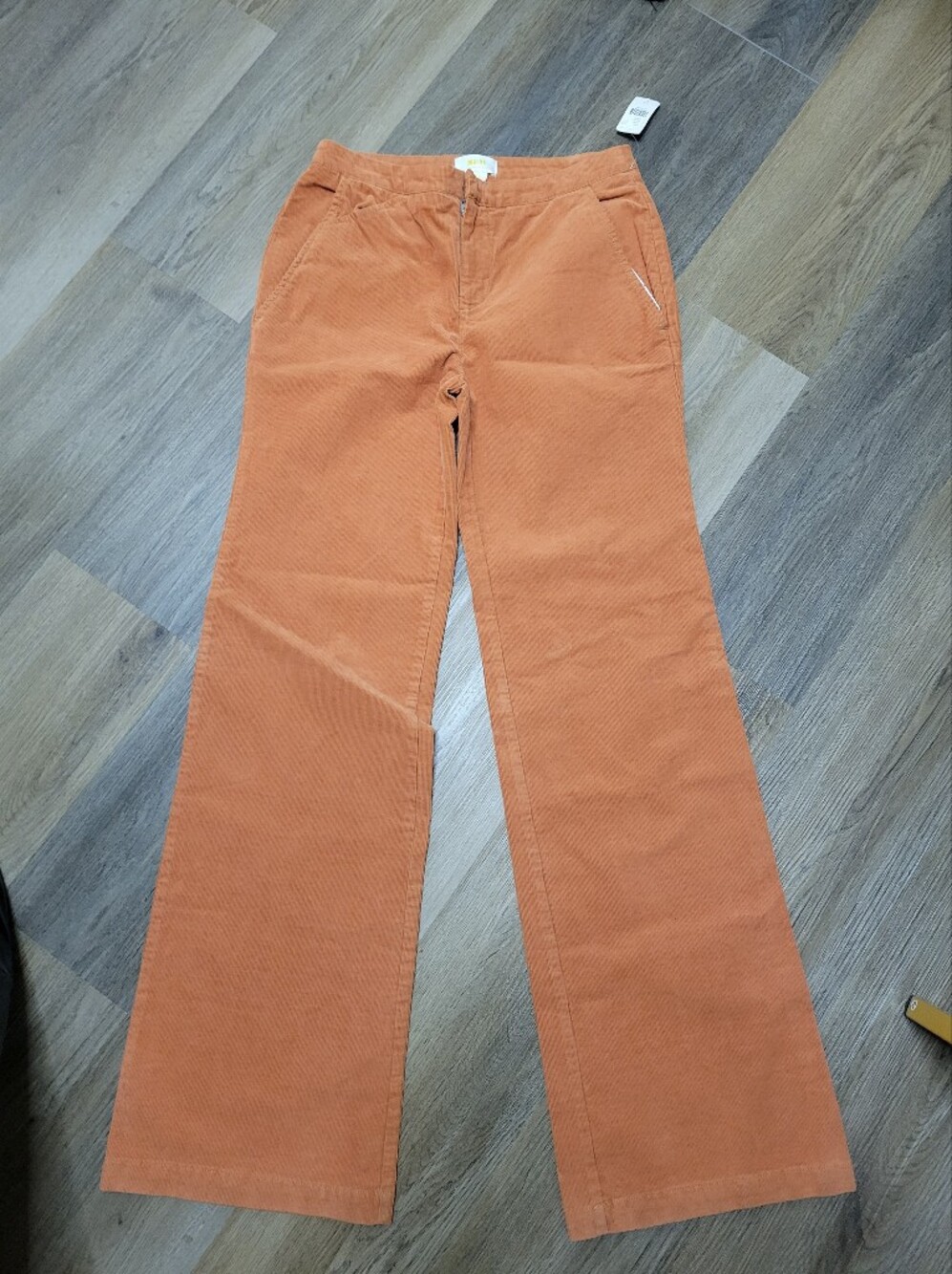 Anthropologie Maeve orange corduroy pants  size US 6 Nw